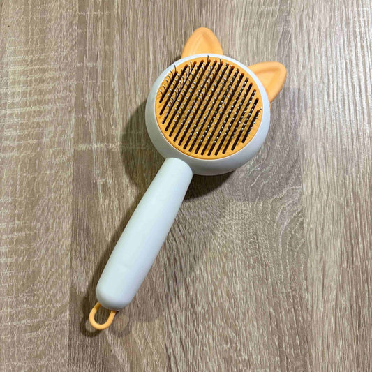Selbstreinigende Katzenbürste – Fellpflege auf Knopfdruck - Miau Moment